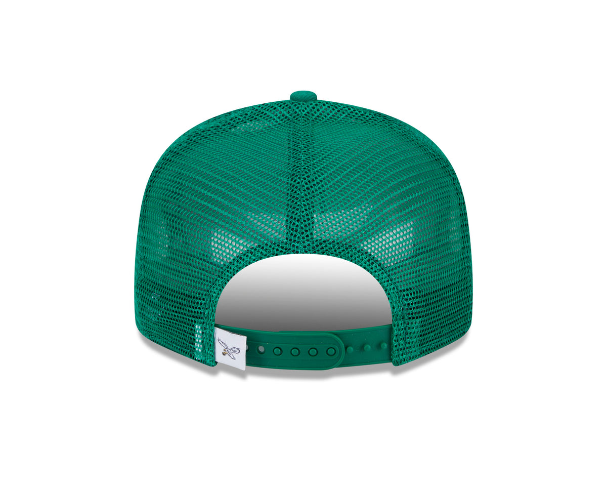 NFL Philadelphia Eagles New Era 9FIFTY Snapback Trucker Hat - Green