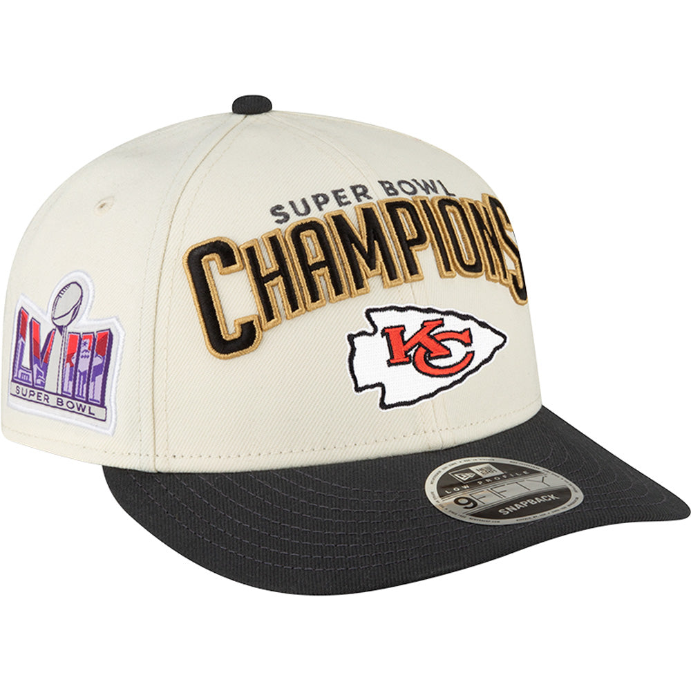 NFL Kansas City Chiefs New Era Super Bowl LVIII Champions Low-Profile 9FIFTY Snapback