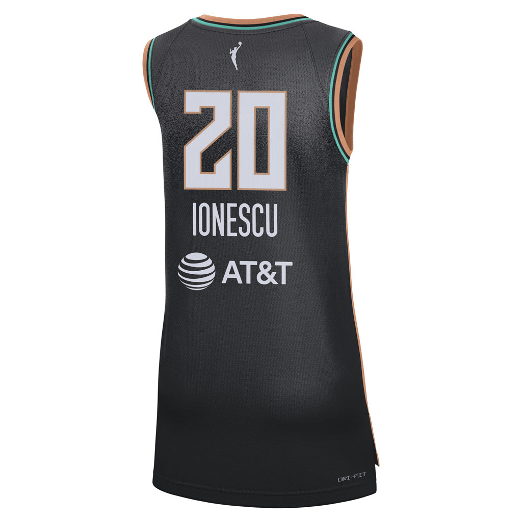 WNBA New York Liberty Sabrina Ionescu Nike Explorer Victory Jersey - Black