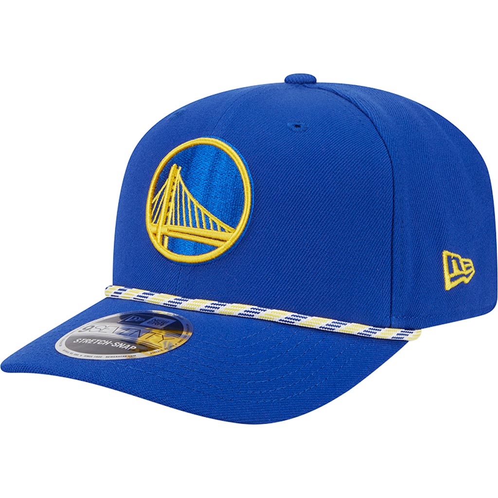 NBA Golden State Warriors New Era Multi Rope 9SEVENTY Stretch-Snapback Hat - Blue