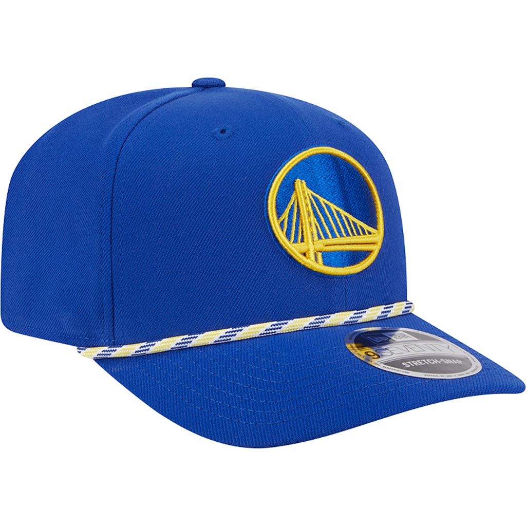 NBA Golden State Warriors New Era Multi Rope 9SEVENTY Stretch-Snapback Hat - Blue