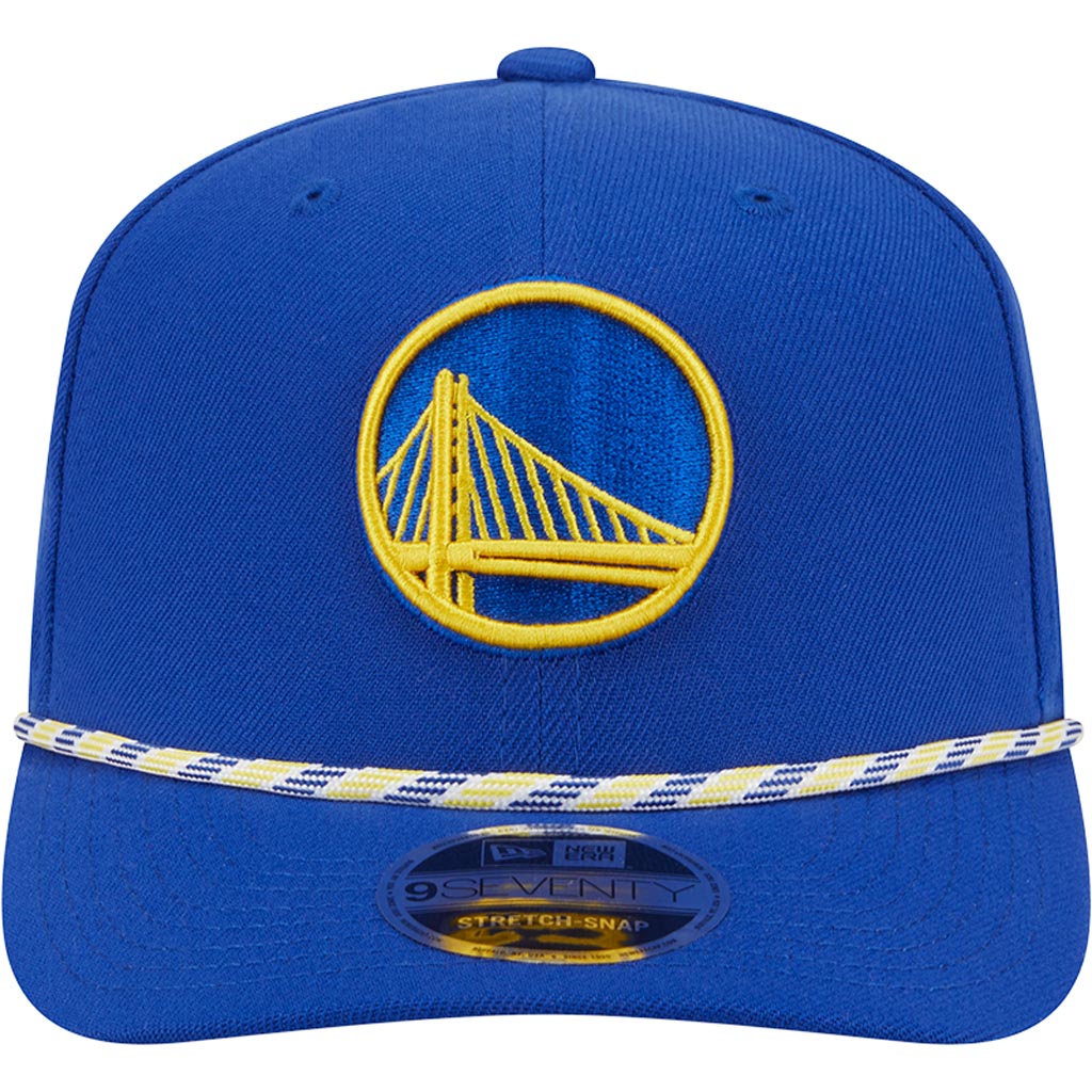 NBA Golden State Warriors New Era Multi Rope 9SEVENTY Stretch-Snapback Hat - Blue