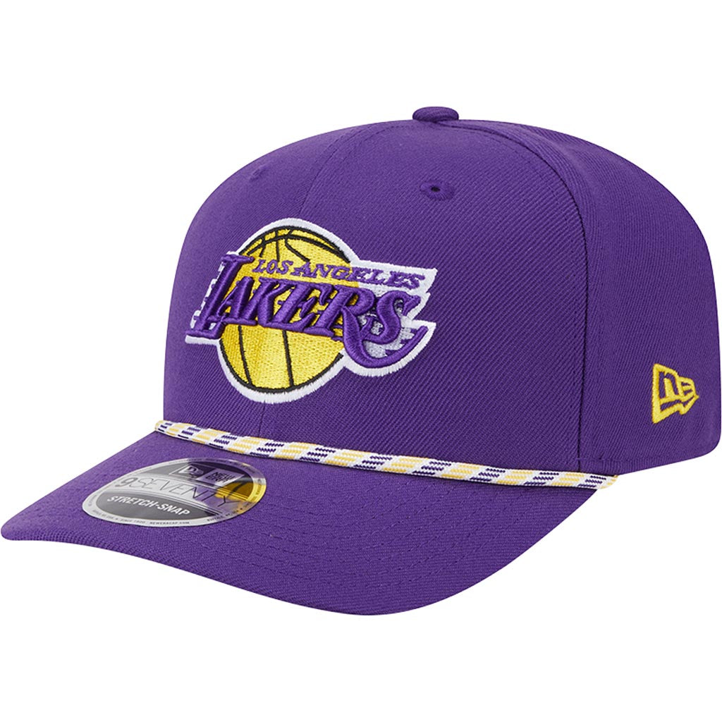NBA Los Angeles Lakers New Era Multi Rope 9SEVENTY Stretch-Snapback Hat - Purple