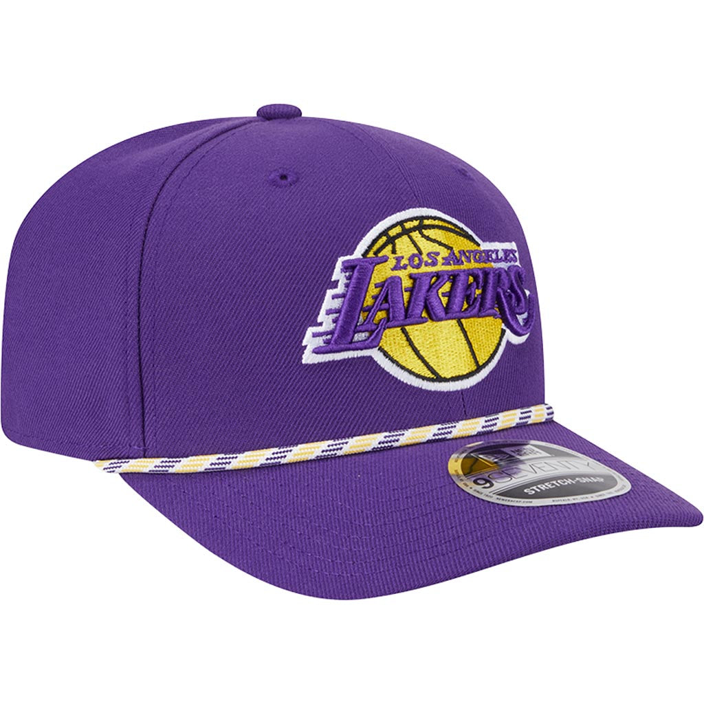 NBA Los Angeles Lakers New Era Multi Rope 9SEVENTY Stretch-Snapback Hat - Purple
