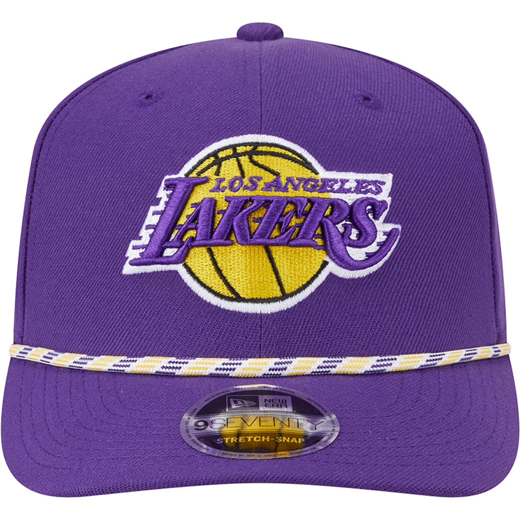 NBA Los Angeles Lakers New Era Multi Rope 9SEVENTY Stretch-Snapback Hat - Purple