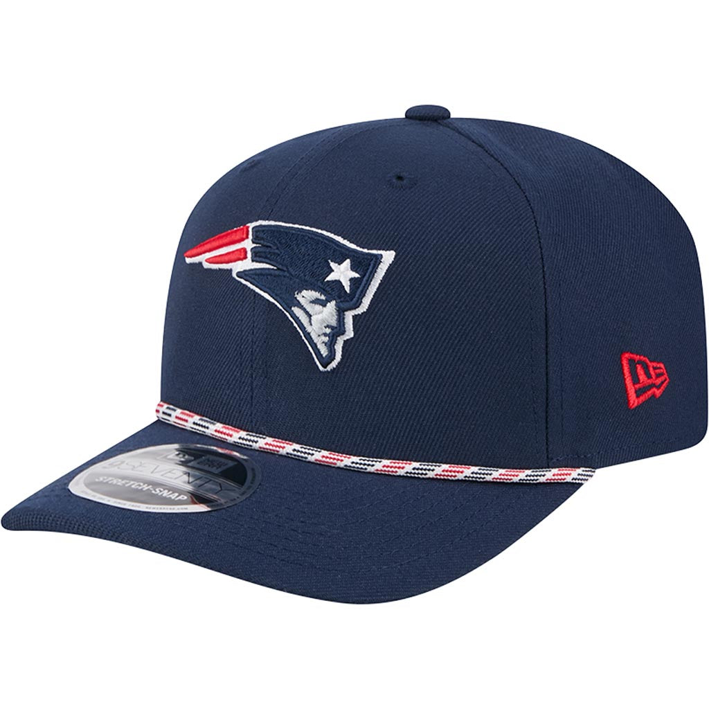 NFL New England Patriots New Era Multi Rope 9SEVENTY Stretch-Snapback Hat - Navy