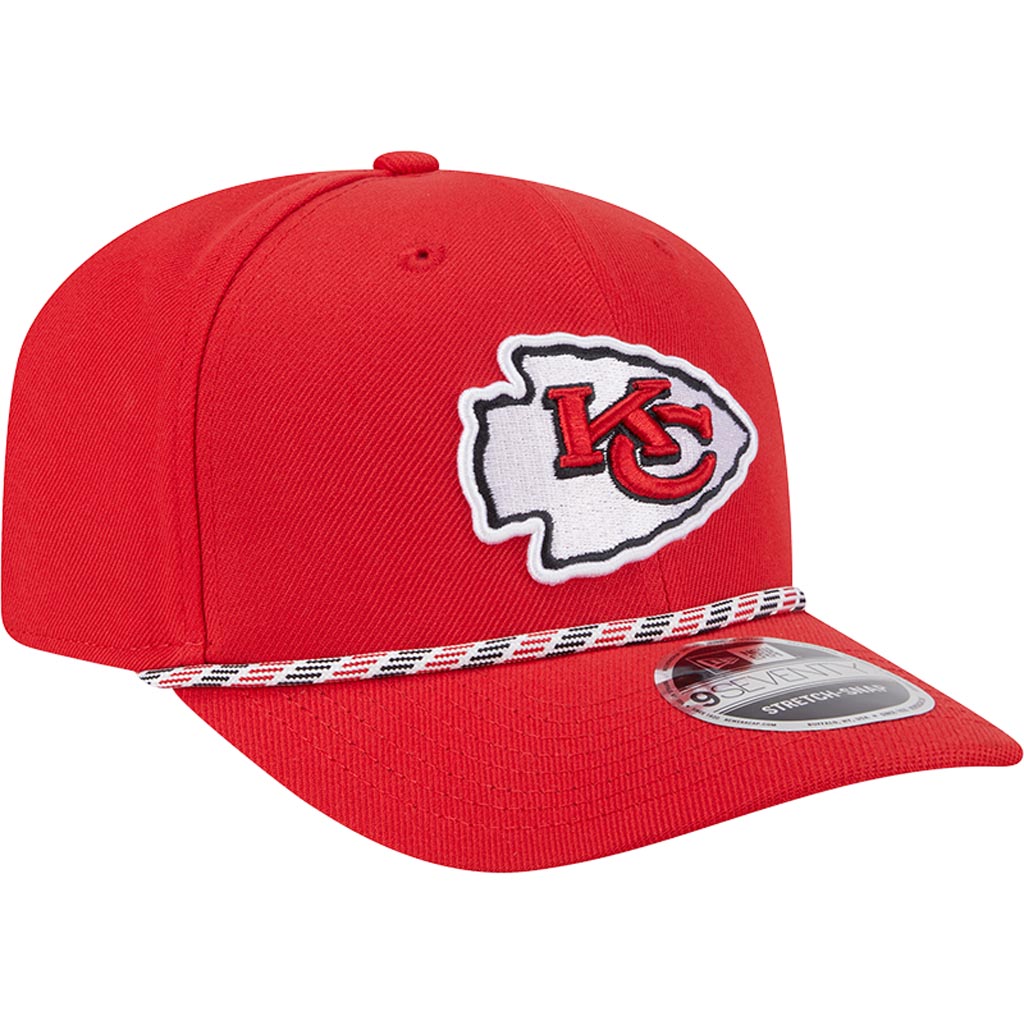 NFL Kansas City Chiefs New Era Multi Rope 9SEVENTY Stretch-Snapback Hat - Red