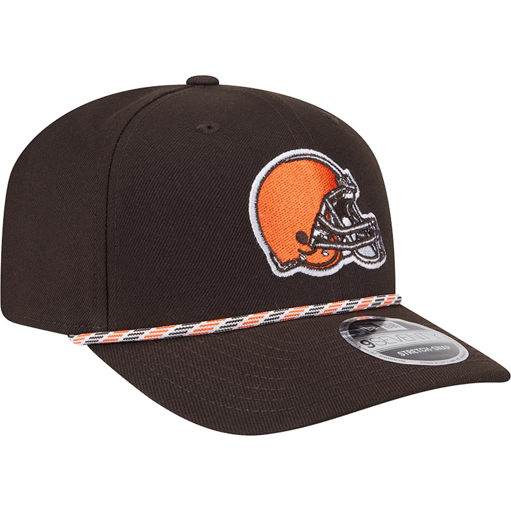 NFL Cleveland Browns New Era Multi Rope 9SEVENTY Stretch-Snapback Hat - Brown