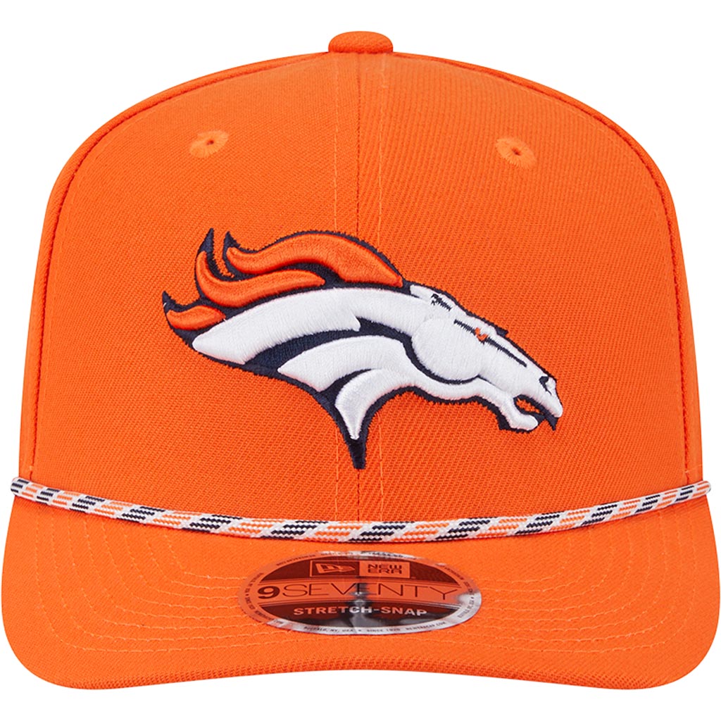 NFL Denver Broncos New Era Multi Rope 9SEVENTY Stretch-Snapback Hat - Orange