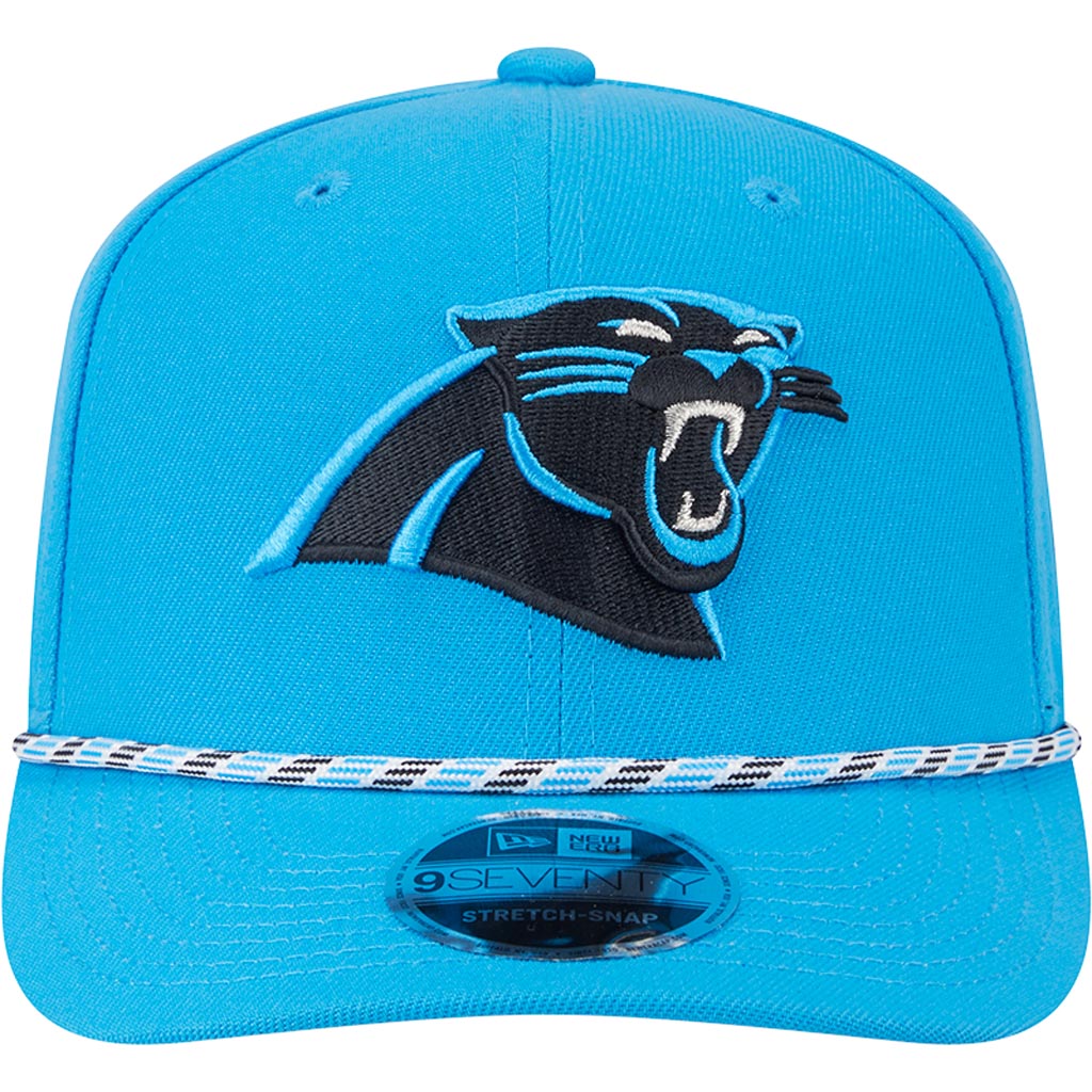 NFL Carolina Panthers New Era Multi Rope 9SEVENTY Stretch-Snapback Hat - Blue
