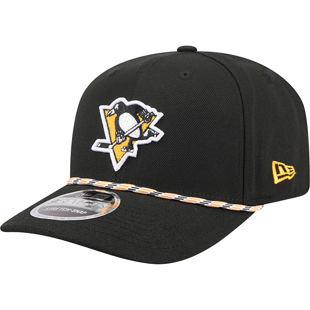 NHL Pittsburgh Penguins New Era Multi Rope 9SEVENTY Stretch-Snapback Hat - White