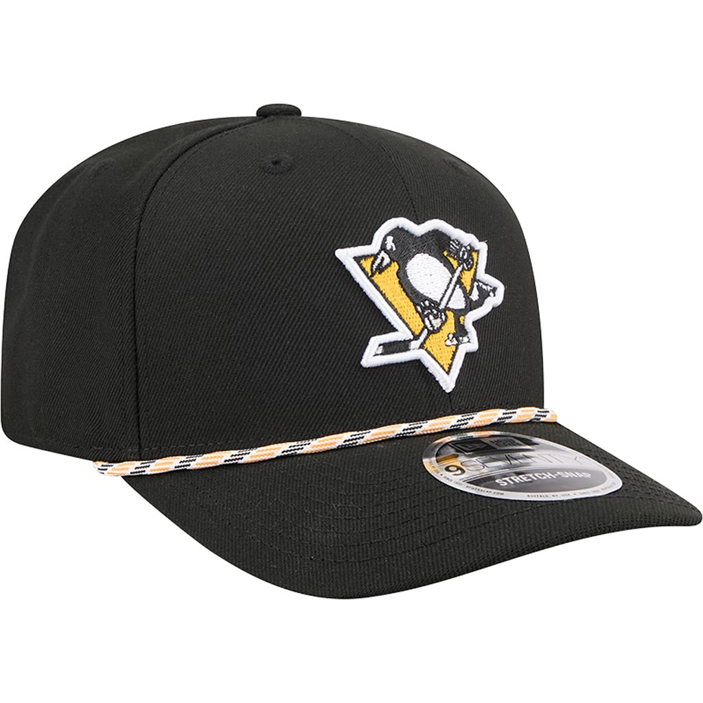 NHL Pittsburgh Penguins New Era Multi Rope 9SEVENTY Stretch-Snapback Hat - White