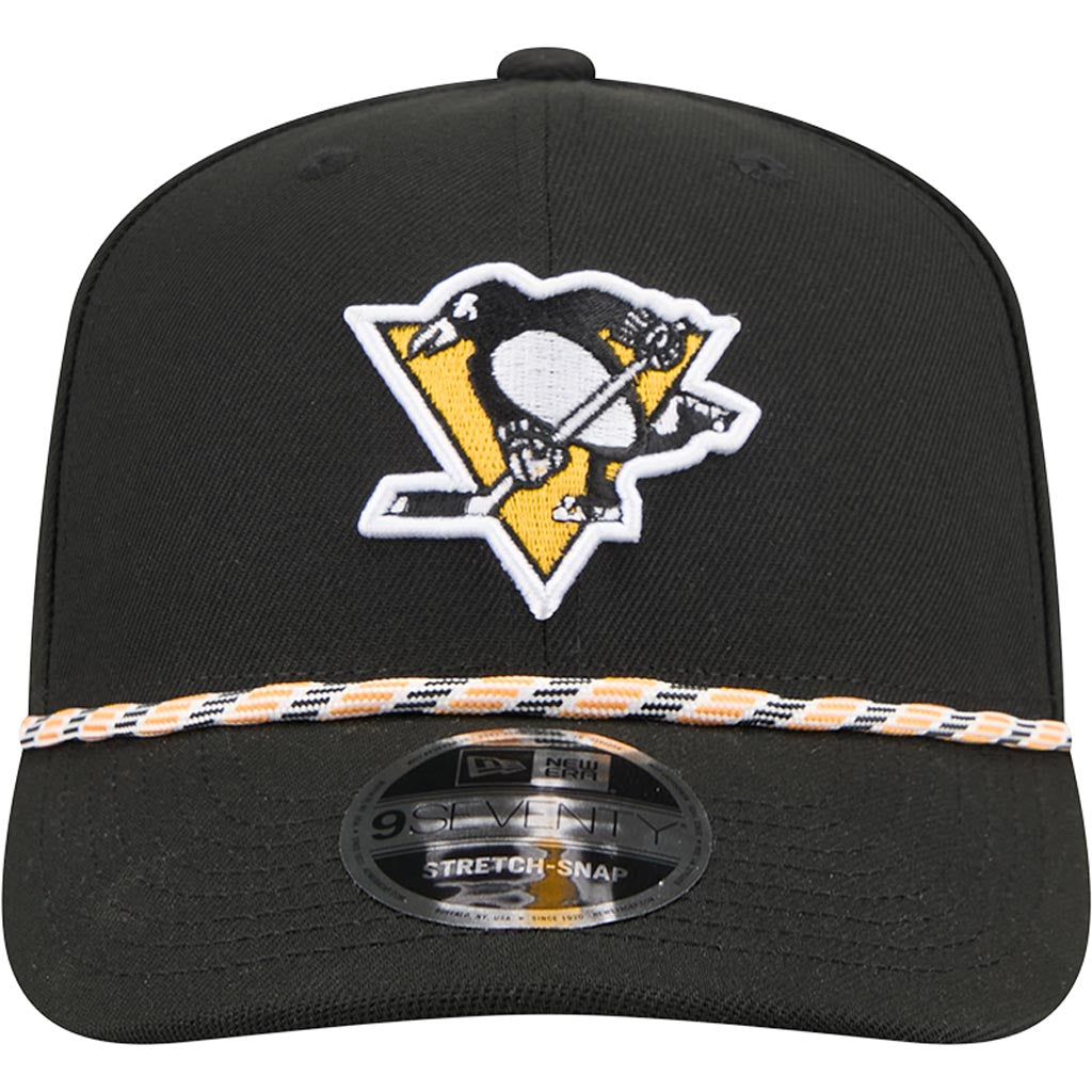 NHL Pittsburgh Penguins New Era Multi Rope 9SEVENTY Stretch-Snapback Hat - White