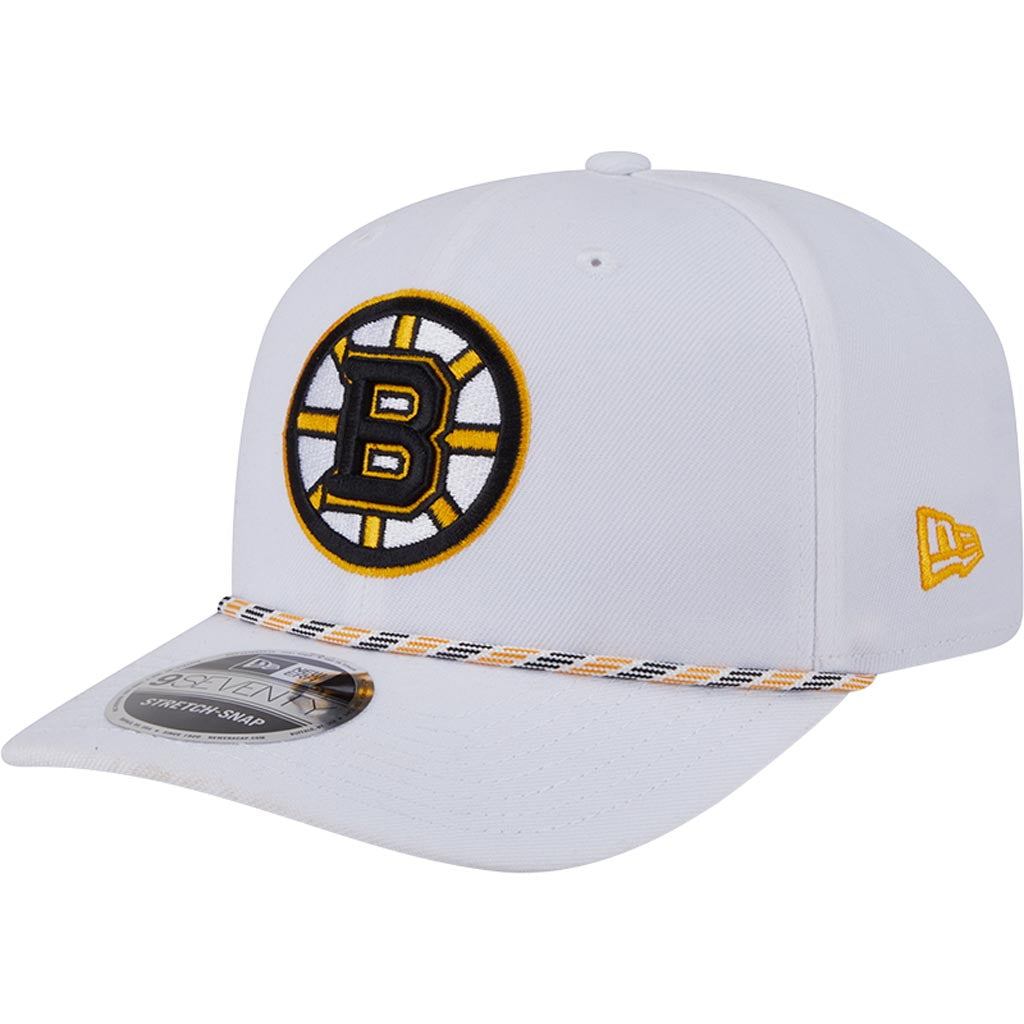 NHL Boston Bruins New Era Multi Rope 9SEVENTY Stretch-Snapback Hat - Black