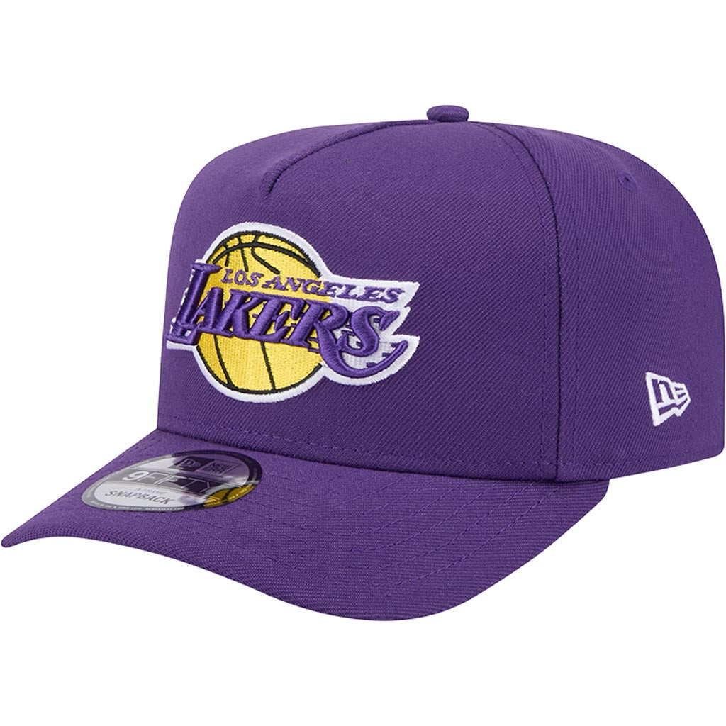 NBA Los Angeles Lakers New Era OTC 9FIFTY A-Frame Snapback Hat - Purple
