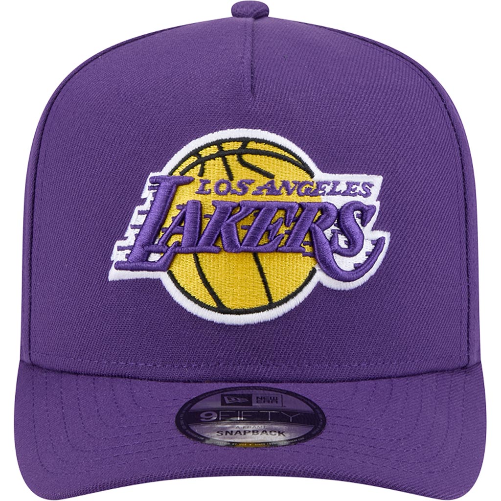 NBA Los Angeles Lakers New Era OTC 9FIFTY A-Frame Snapback Hat - Purple