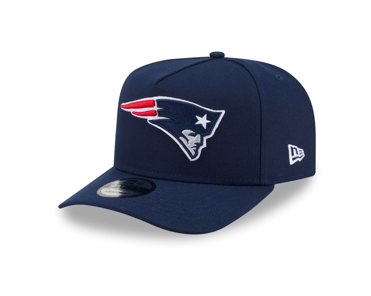 NFL New England Patriots New Era OTC 9FIFTY A-Frame Snapback Hat- Navy