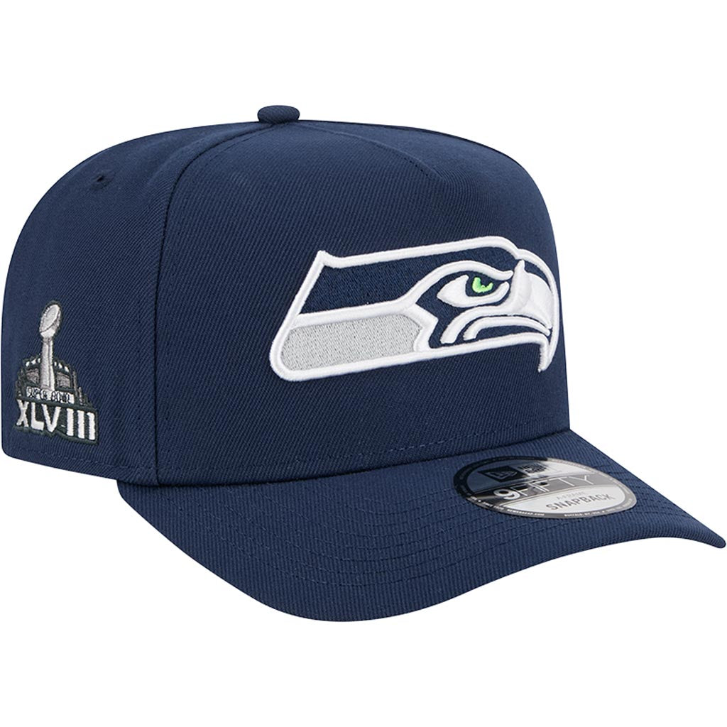 NFL Seattle Seahawks New Era OTC 9FIFTY A-Frame Snapback Hat - Navy