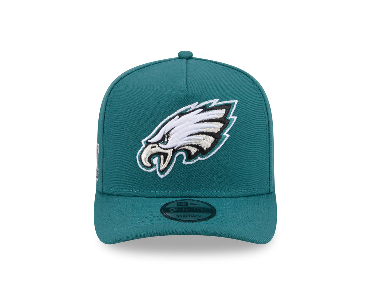 NFL Philadelphia Eagles New Era OTC 9FIFTY A-Frame Snapback Hat- Green