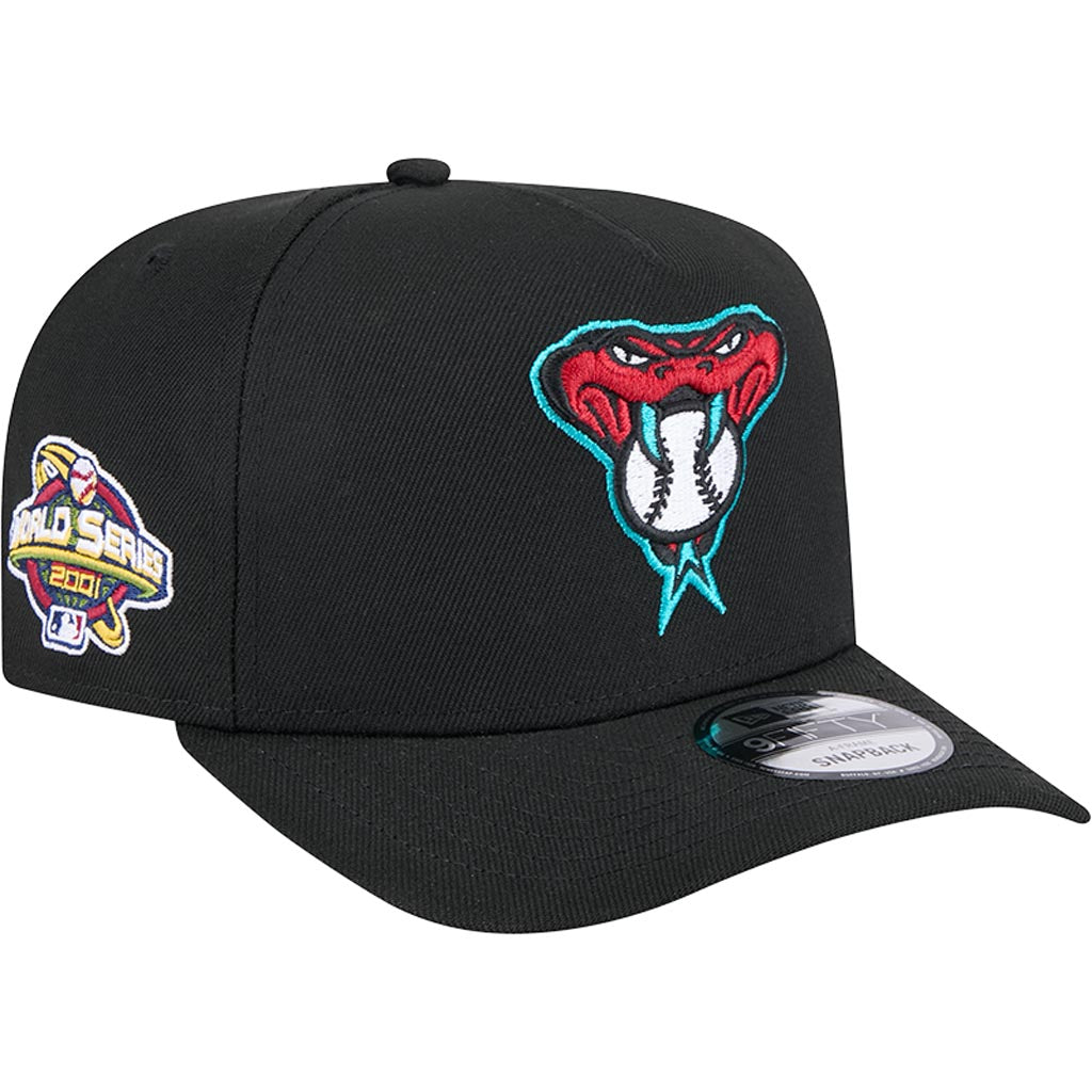 MLB Arizona Diamondbacks New Era Snakehead OTC 9FIFTY A-Frame Snapback Hat - Black