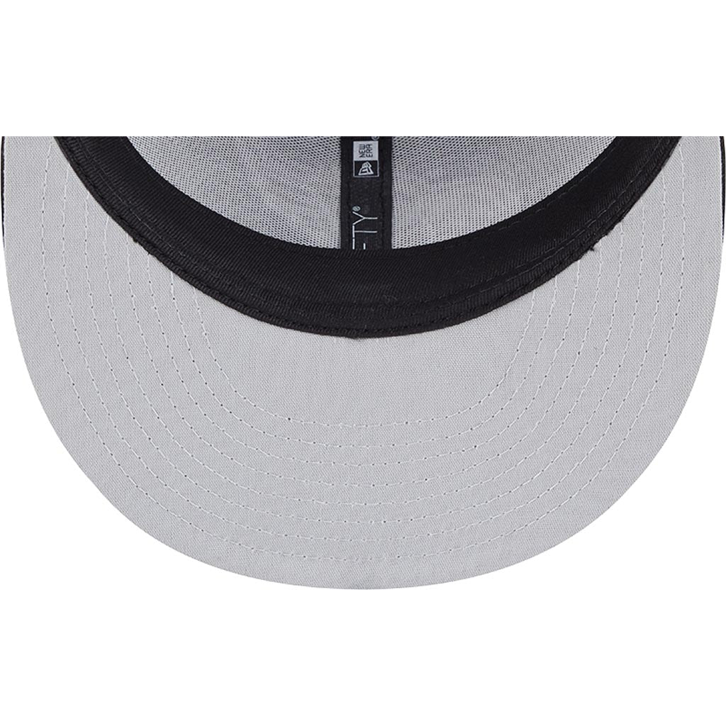 NHL Detroit Red Wings New Era Black & White 9FIFTY Snapback Trucker Hat - Black