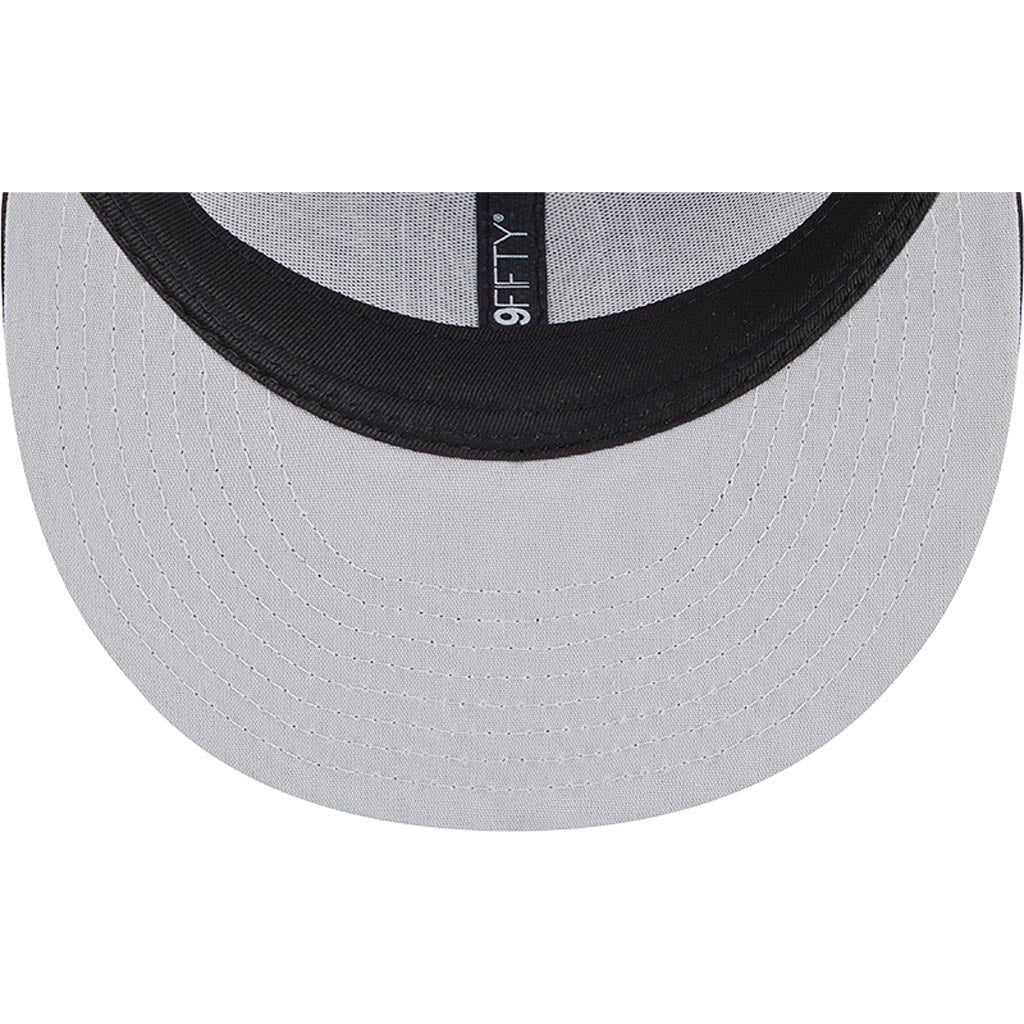 NHL Vegas Golden Knights New Era Black & White 9FIFTY Snapback Trucker Hat - Black