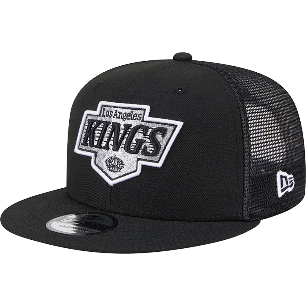 NHL Los Angeles Kings New Era OTC Trucker 9FIFTY Snapback Hat - Black