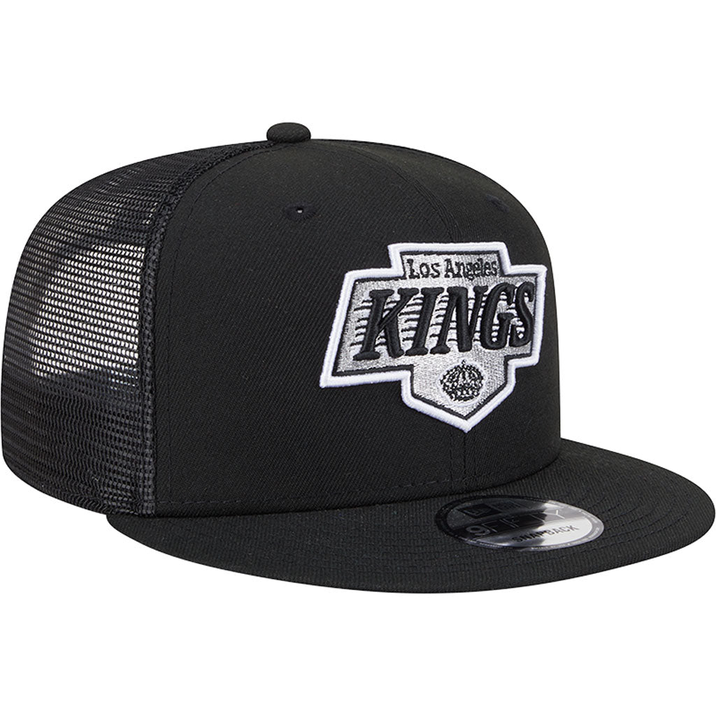 NHL Los Angeles Kings New Era OTC Trucker 9FIFTY Snapback Hat - Black