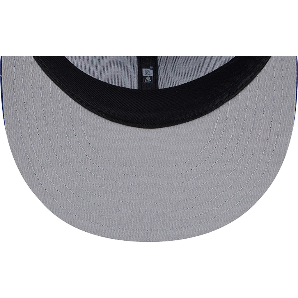 NHL Edmonton Oilers New Era OTC Trucker 9FIFTY Snapback Hat - Blue