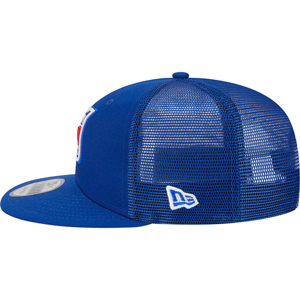 NHL New York Rangers New Era OTC Trucker 9FIFTY Snapback Hat - Blue