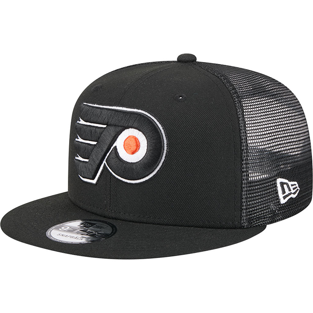 NHL Philadelphia Flyers New Era OTC Trucker 9FIFTY Snapback Hat - Black