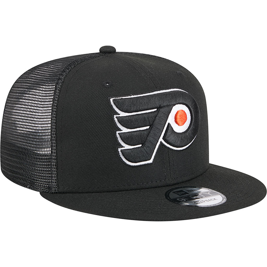 NHL Philadelphia Flyers New Era OTC Trucker 9FIFTY Snapback Hat - Black