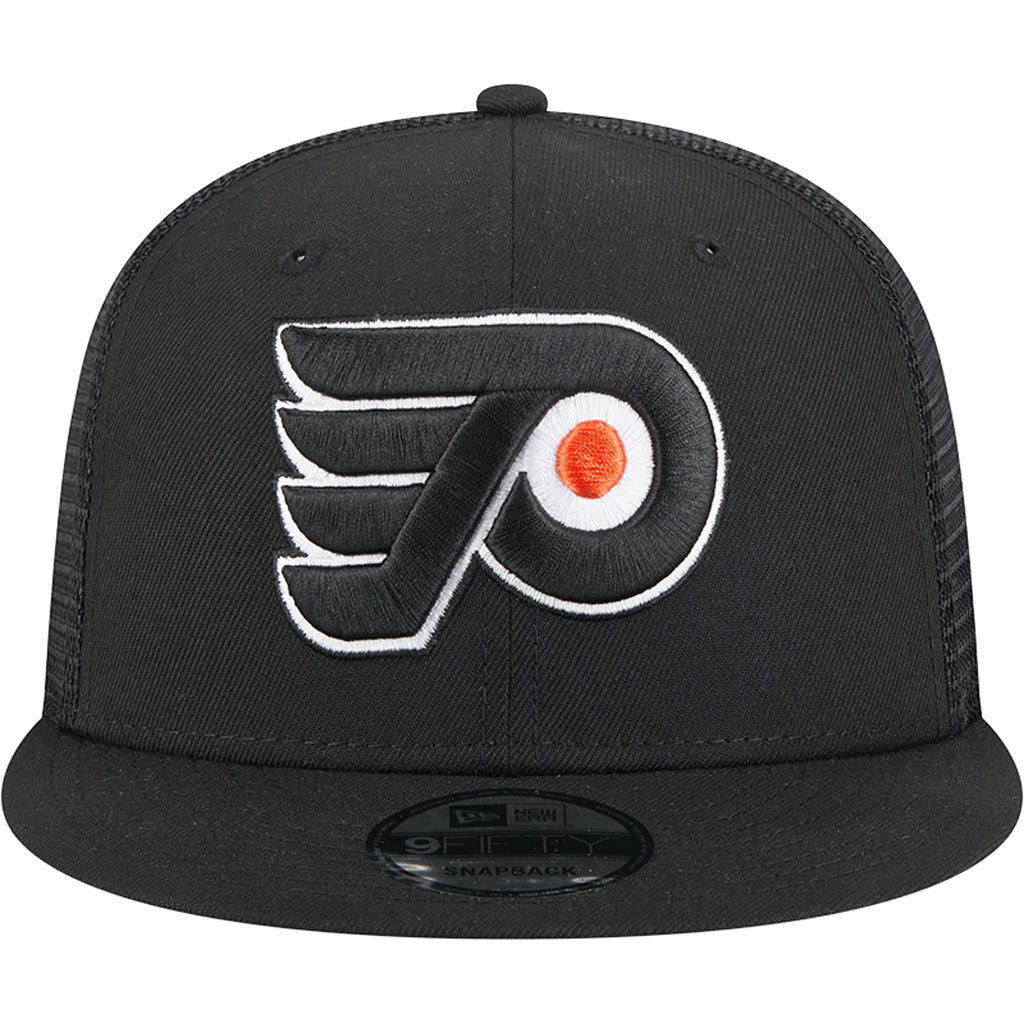 NHL Philadelphia Flyers New Era OTC Trucker 9FIFTY Snapback Hat - Black