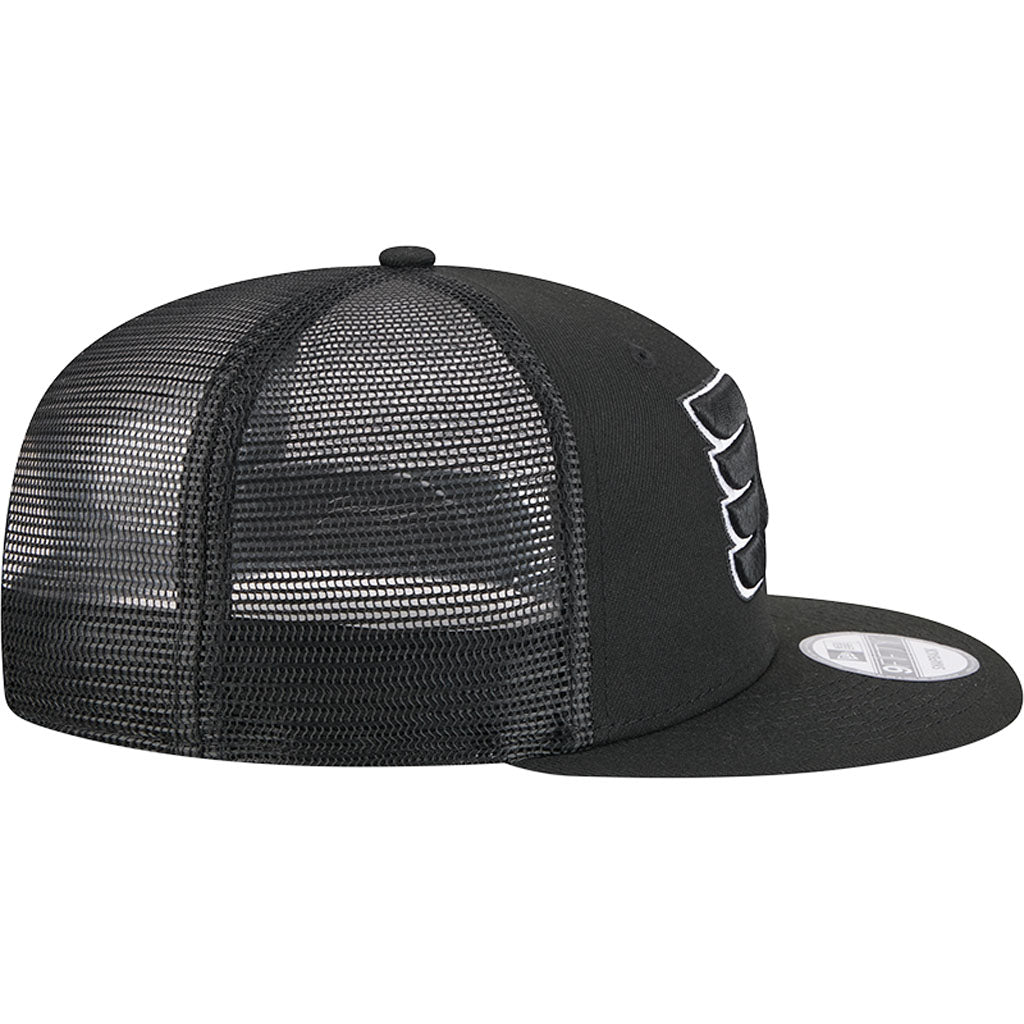 NHL Philadelphia Flyers New Era OTC Trucker 9FIFTY Snapback Hat - Black