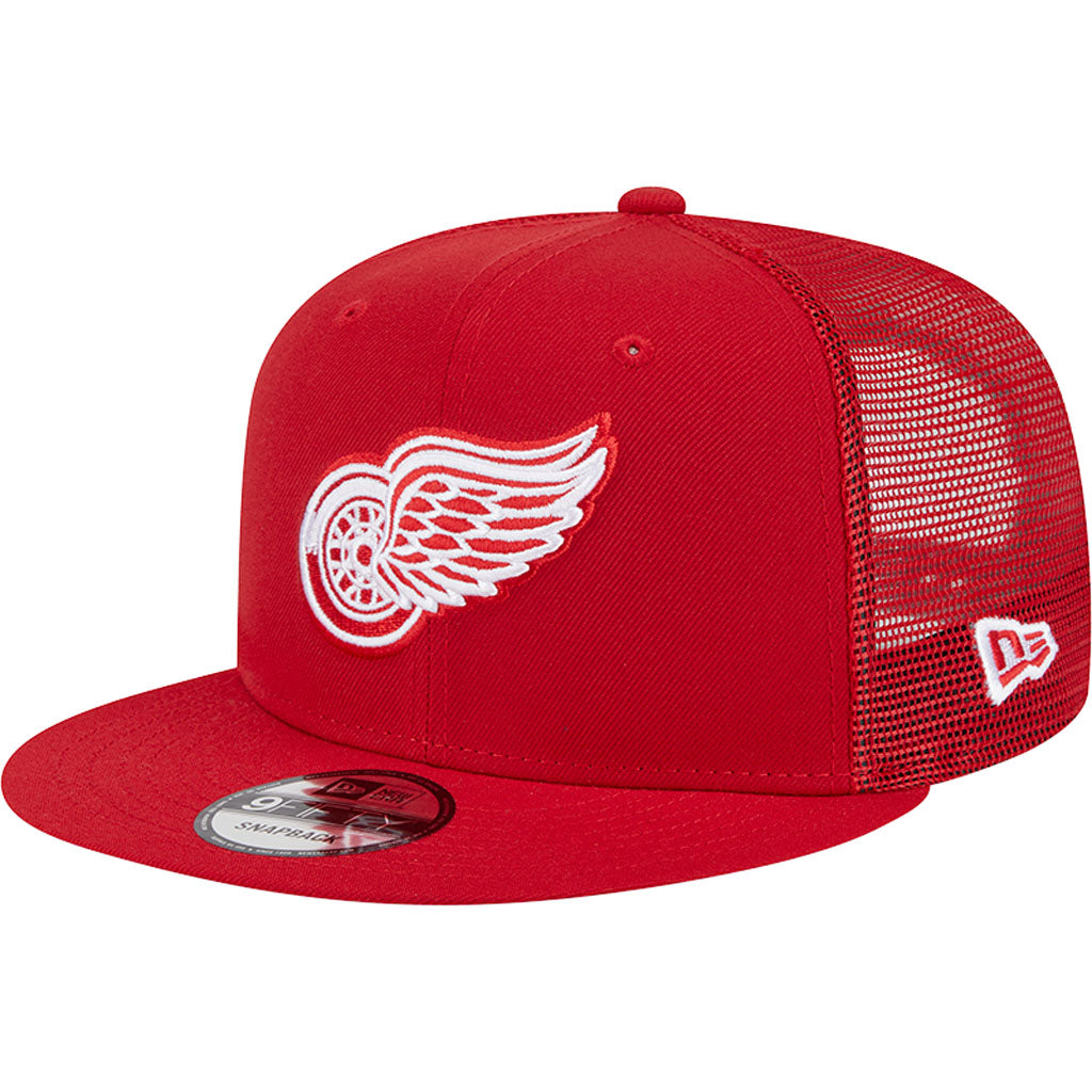 NHL Detroit Red Wings New Era OTC Trucker 9FIFTY Snapback Hat - Red