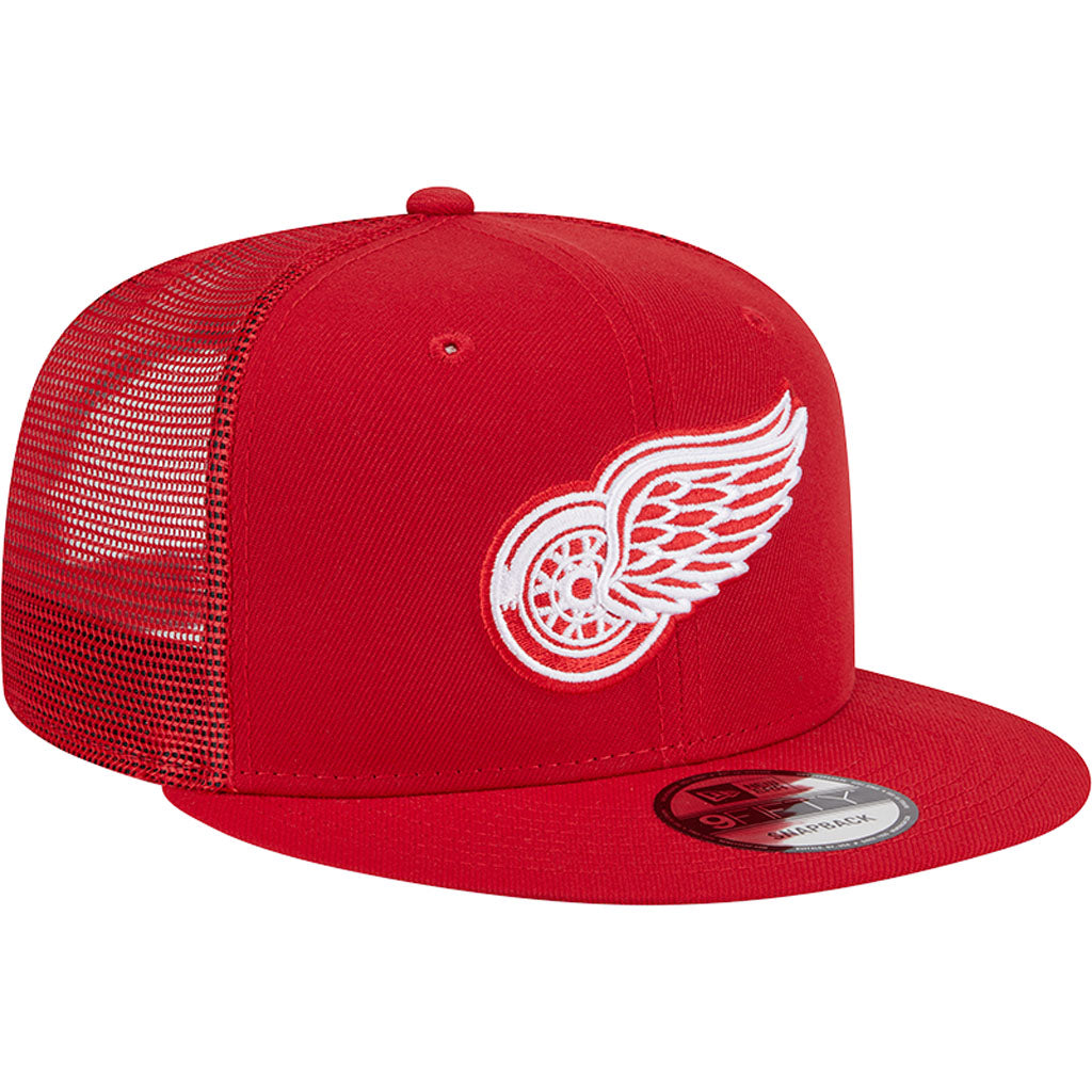 NHL Detroit Red Wings New Era OTC Trucker 9FIFTY Snapback Hat - Red