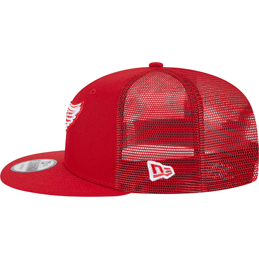 NHL Detroit Red Wings New Era OTC Trucker 9FIFTY Snapback Hat - Red