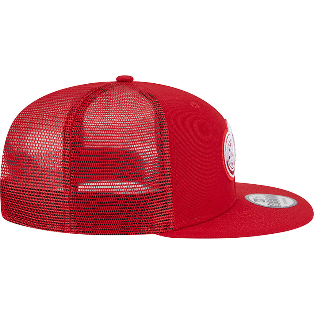 NHL Detroit Red Wings New Era OTC Trucker 9FIFTY Snapback Hat - Red