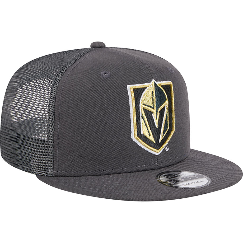 NHL Vegas Golden Knights New Era OTC Trucker 9FIFTY Snapback Hat - Charcoal