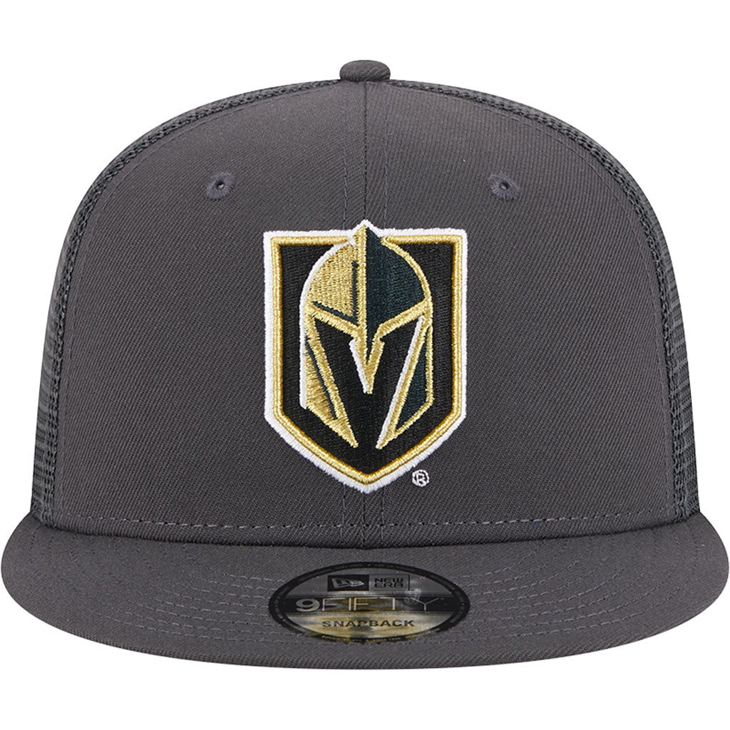 NHL Vegas Golden Knights New Era OTC Trucker 9FIFTY Snapback Hat - Charcoal