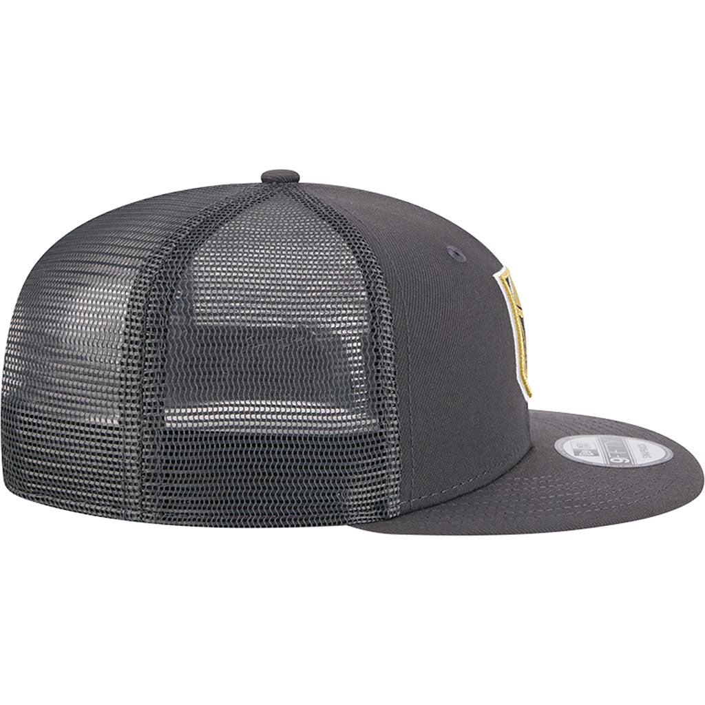 NHL Vegas Golden Knights New Era OTC Trucker 9FIFTY Snapback Hat - Charcoal