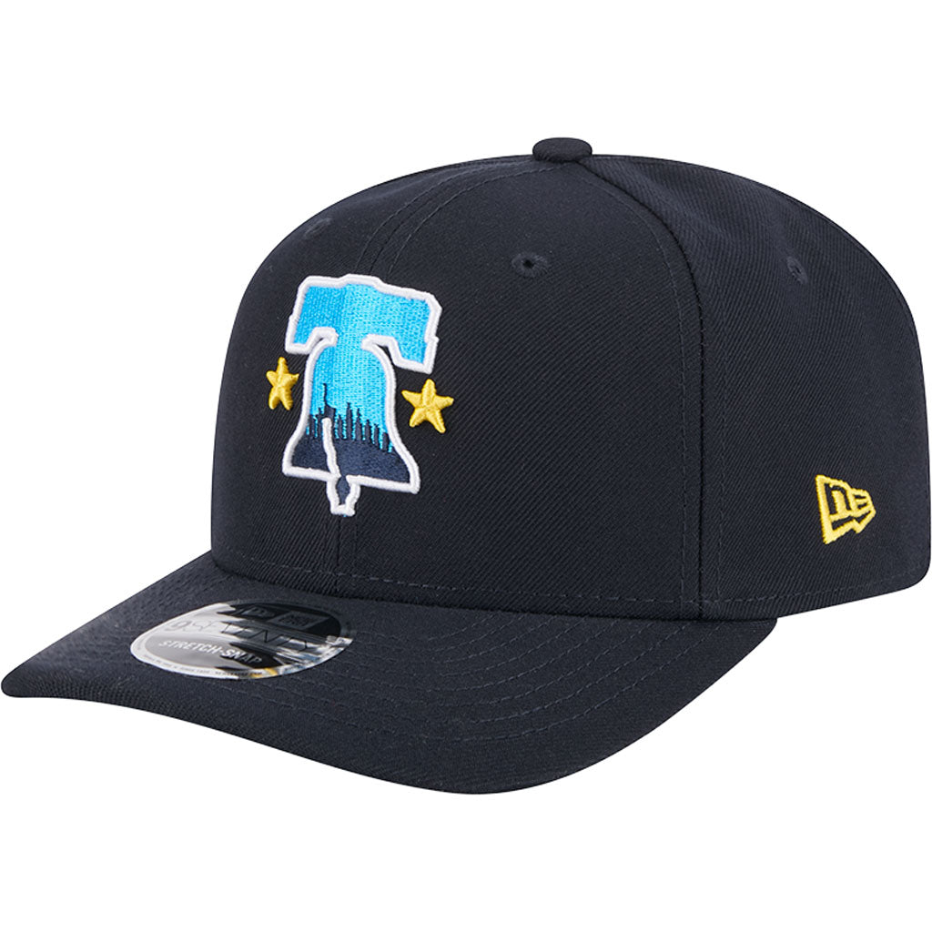 MLB Philadelphia Phillies New Era 2024 City Connect 9SEVENTY Snapback Hat - Navy