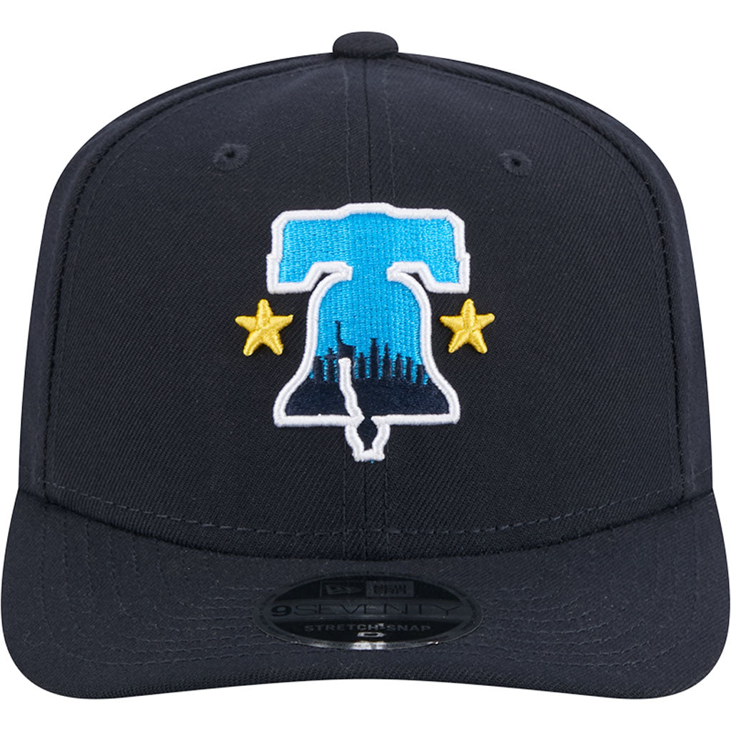 MLB Philadelphia Phillies New Era 2024 City Connect 9SEVENTY Snapback Hat - Navy