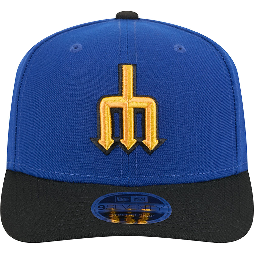 MLB Seattle Mariners New Era 2024 City Connect 9SEVENTY Snapback Hat - Blue
