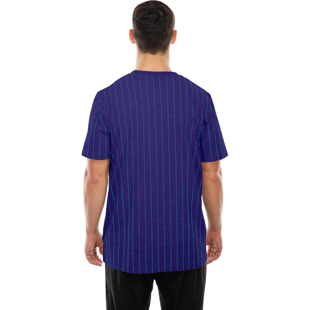 MLB Arizona Diamondbacks New Era Pinstripe T-Shirt - Purple