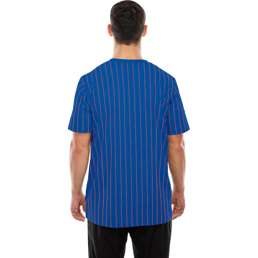 NFL Denver Broncos New Era Pinstripe T-Shirt - Blue