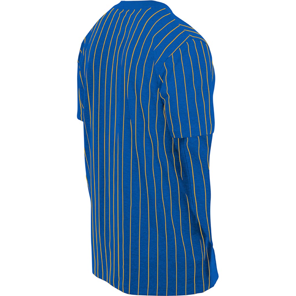 NBA Golden State Warriors New Era Pinstripe T-Shirt - Blue