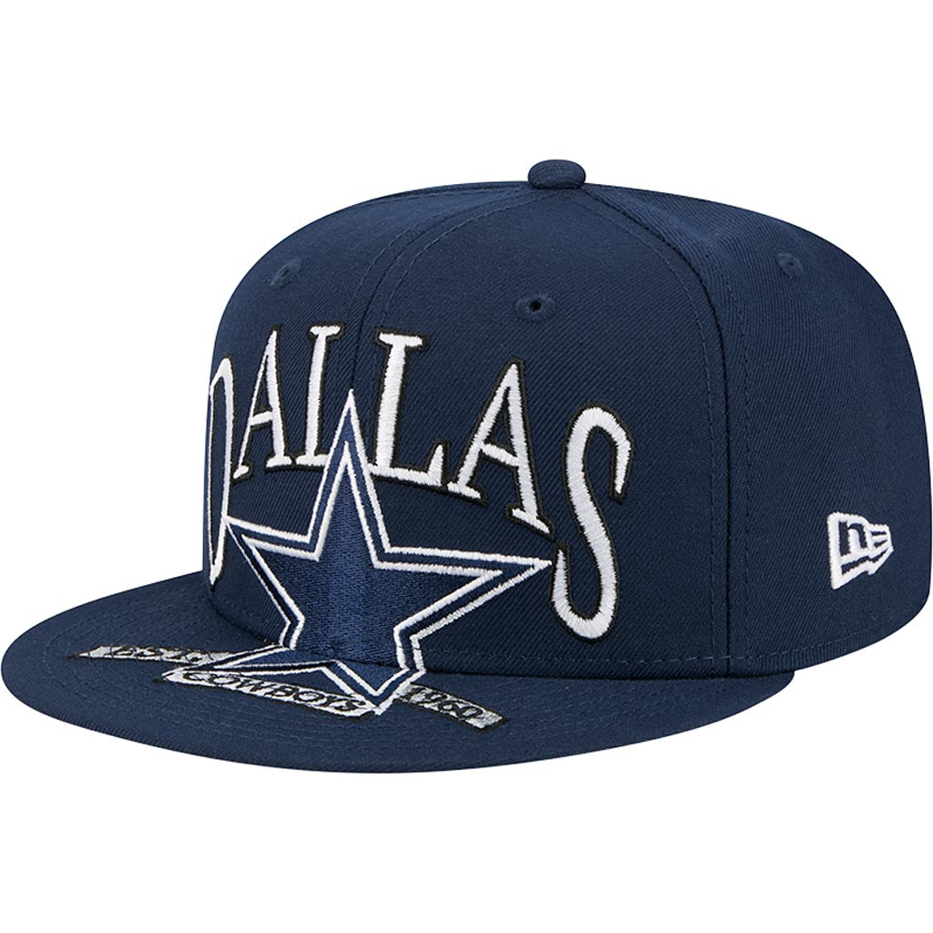 NFL Dallas Cowboys New Era Oversize 59FIFTY Fitted Hat - Navy