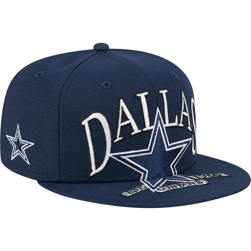 NFL Dallas Cowboys New Era Oversize 59FIFTY Fitted Hat - Navy