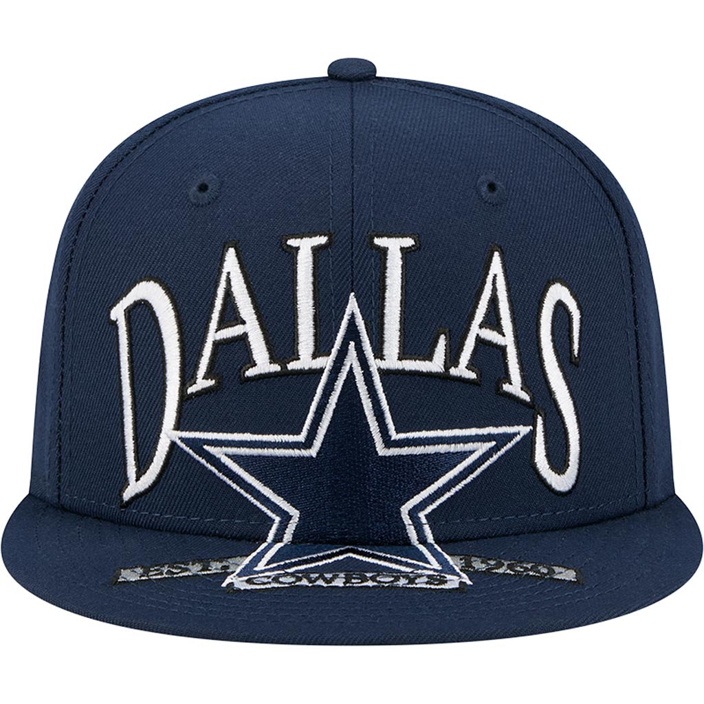 NFL Dallas Cowboys New Era Oversize 59FIFTY Fitted Hat - Navy